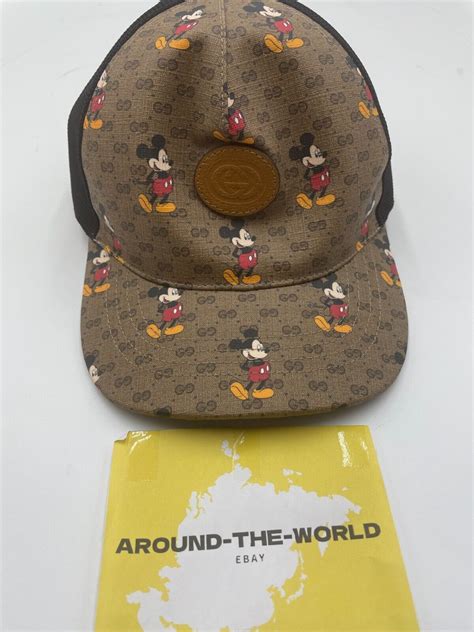 gucci x mickey mouse hat|Gucci X Disney Mickey Mouse Hat In Beige .